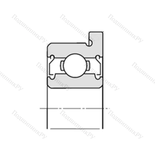 Подшипник шариковый радиальный F-W 679ZZ от производителя  NTN