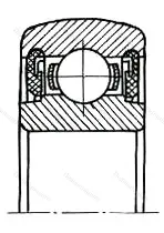 Модификация подшипника 580205АС17 размер 25x52x15 от производителя  ГПЗ-23 Модификация подшипника 580205АС17 размер 25x52x15 от производителя  ГПЗ-23