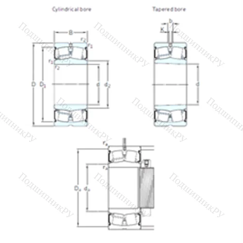Подшипник роликовый радиальный самоцентрирующийся BS 2-2314-2CS/VT 143 от производителя  SKF
