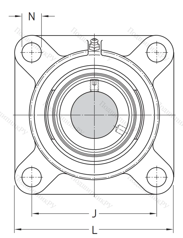 Подшипниковый корпус FY 506 M