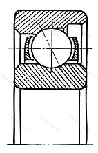 Подшипник 7001CD/P 2 размер 12x28x8