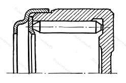 Модификация подшипника 804807К6С10 размер 33,635x50x31