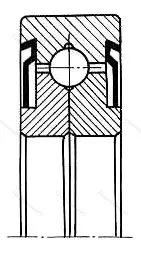 Модификация подшипника 348702С23 размер 14,5x52x14