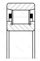 Подшипник N 2224 размер 120x215x58