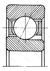 Подшипник  76025 размер 5x16x5 от производителя  ГПЗ-200 Подшипник  76025 размер 5x16x5 от производителя  ГПЗ-200