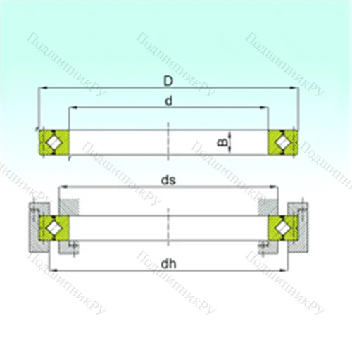 Подшипник роликовый опорно-поворотный CRB 15025