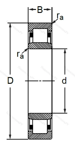 Цилиндрический роликовый подшипник 32319 Л (NU 319 M) в Иванове