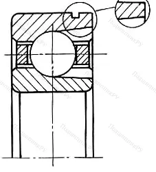 Подшипник  315N (170315) размер 75x160x37 от производителя  SKF