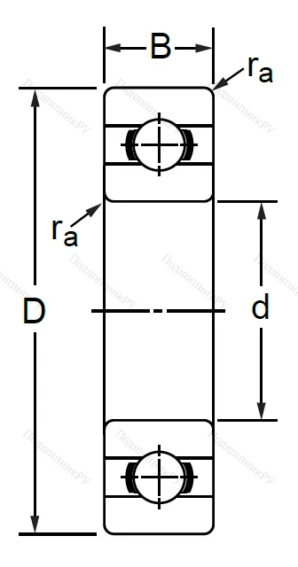 Дюймовый шариковый подшипник RLS 18 (LJ 2.1/2) в Иванове