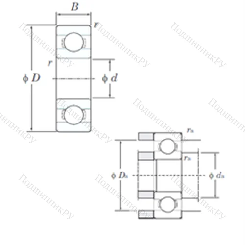 Подшипник шариковый радиальный ML 5010 от производителя  KOYO Подшипник шариковый радиальный ML 5010 от производителя  KOYO