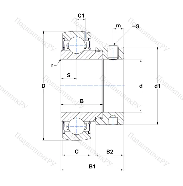 Корпусный подшипник ES 208-24 G 2 в Иванове