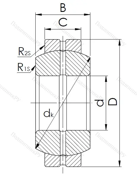 Шарнирный подшипник GE 55 ES в Иванове