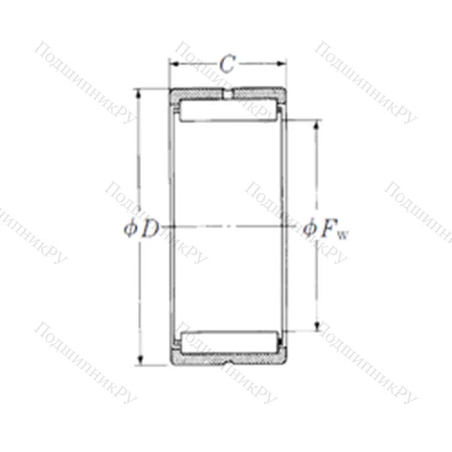 Подшипник игольчатый радиальный