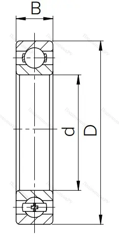 Шариковый однорядный подшипник 313 (6313) в Иванове
