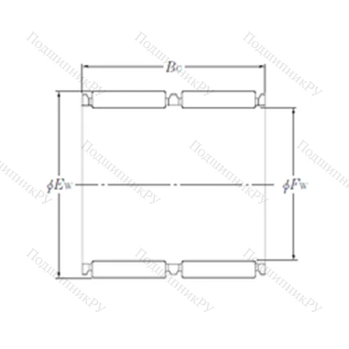 Подшипник игольчатый радиальный F-51077