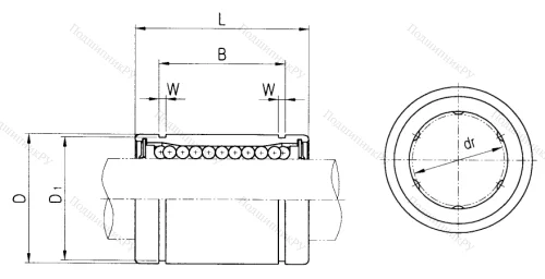 Подшипник LME 5 UU в Иванове