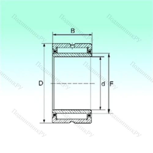 Подшипник игольчатый радиальный NKI 22/16 от производителя  NBS