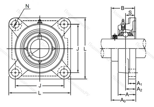 Подшипниковый узел MUCFPL 209 SB в Иванове