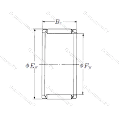 Подшипник игольчатый радиальный FWF-303520 от производителя  NSK