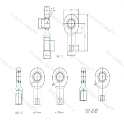 Подшипник скольжения сферический SI 10E от производителя  SKF Подшипник скольжения сферический SI 10E от производителя  SKF