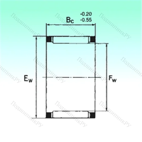 Подшипник игольчатый радиальный KZK 19x28x14