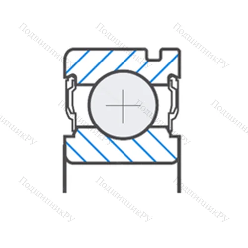 Подшипник шариковый радиальный 531458Z 27CX