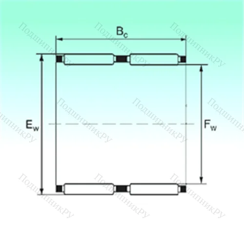 Подшипник игольчатый радиальный K 26x30x22 - ZW