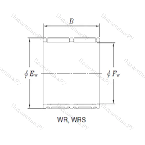 Подшипник игольчатый радиальный WRS 323735