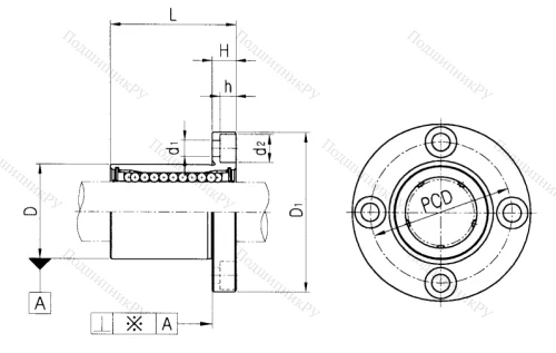 Подшипник LMF 12 UU в Иванове