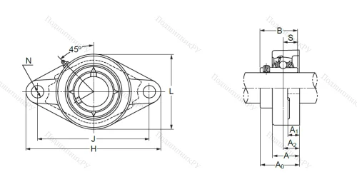 Подшипниковый узел UCFL 201 в Иванове