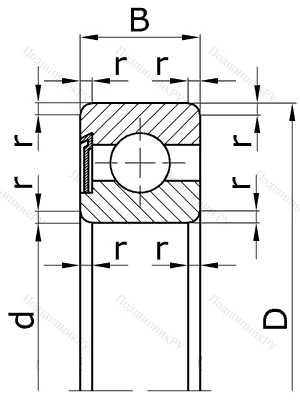 Шариковый однорядный подшипник 60206 (6206 Z) в Иванове