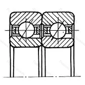 Подшипник 7209CD/P 4DT размер 45x85x38