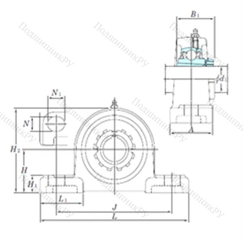 Подшипниковый узел шариковый радиальный UKP 215SC