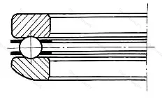 Подшипник  28409 (53409) размер 45x100x42,4