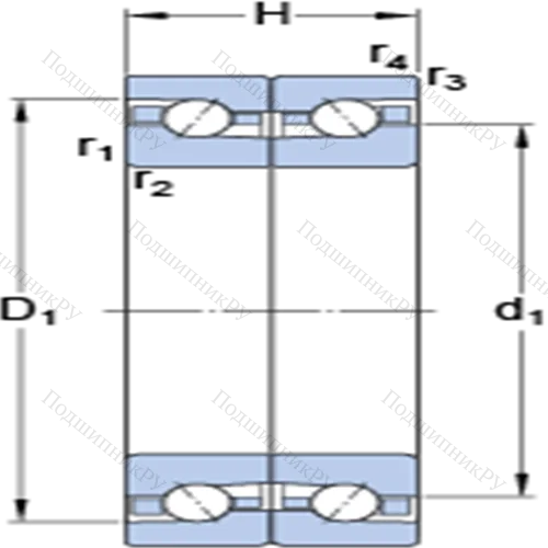 Прецизионные двойные упорно-радиальные шарикоподшипники BTM 60 ATN 9/HCP 4CDB от производителя  SKF Прецизионные двойные упорно-радиальные шарикоподшипники BTM 60 ATN 9/HCP 4CDB от производителя  SKF