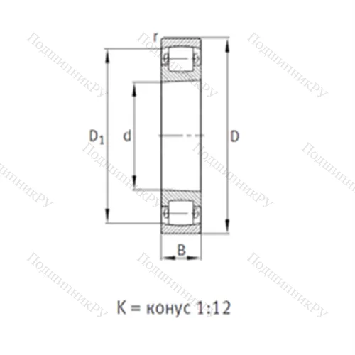 Подшипник роликовый радиальный самоцентрирующийся 20209-K-TVP-C 3