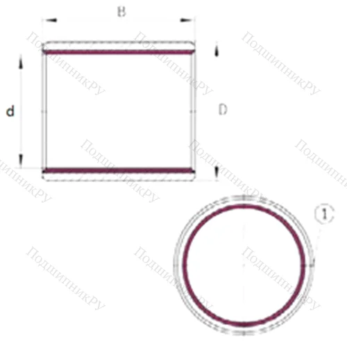 Подшипник скольжения EGB 2520-E 40