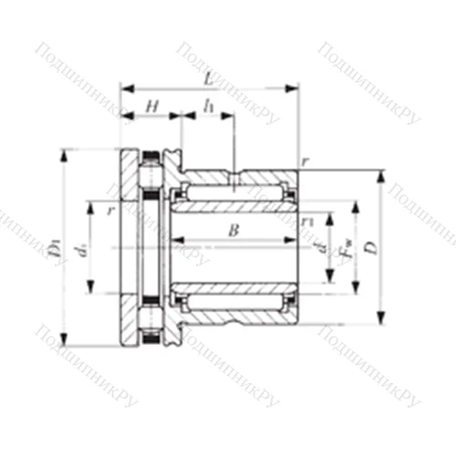 Подшипник комбинированный NBXI 2030