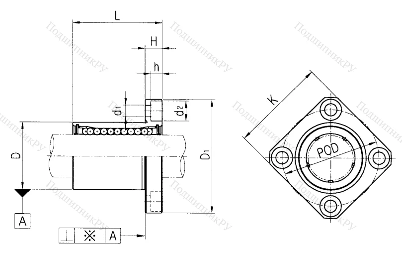 Подшипник LMEK 8 UU в Иванове