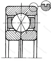 Модификация подшипника А-1176226Р1 размер 130x230x46