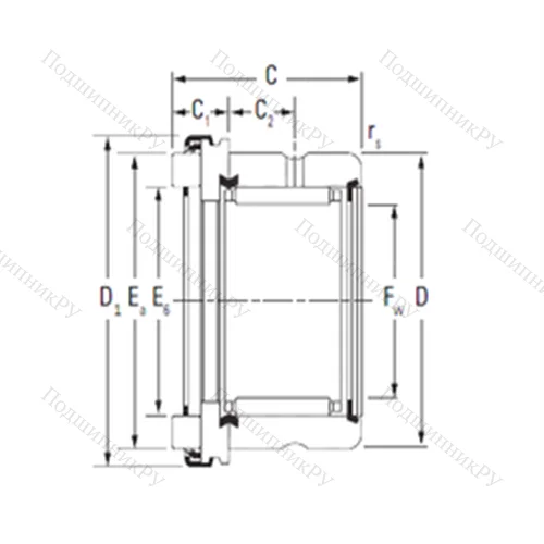 Подшипник комбинированный RAX 545