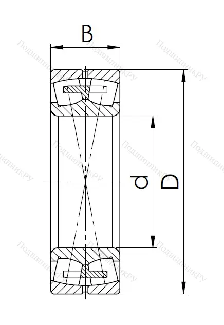 Сферический роликовый подшипник 3003220 АМН (23220 MBW 33) в Иванове