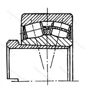 Подшипник  753620 (22322K+AH 2322) 