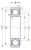 Однорядный шариковый подшипник 6212 2RS 1 от производителя  SKF