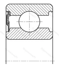 Модификация подшипника 20803 размер 17x47x15,5 ГПЗ-33