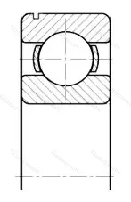 Модификация подшипника 50205 размер 25x52x15