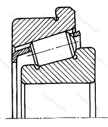 Модификация подшипника 5-67714 размер 70x120/125x44,5