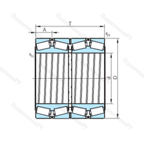 Подшипник роликовый радиально-упорный PSL 612-302