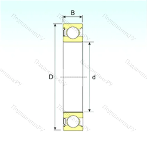 Подшипник шариковый радиальный 6224-Z от производителя  ISB Подшипник шариковый радиальный 6224-Z от производителя  ISB