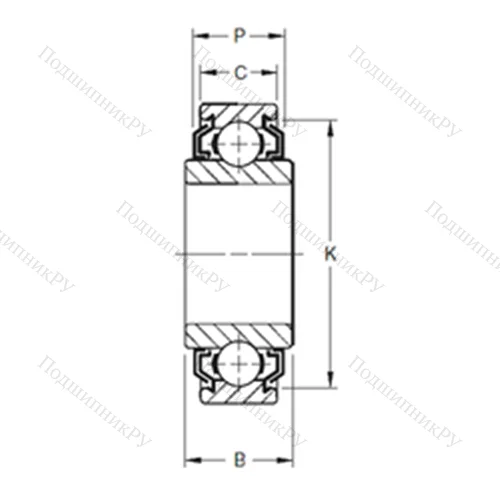 Подшипник шариковый радиальный 39KVLL 2 от производителя  TIMKEN